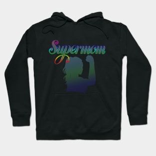 Supermom Rainbow Hoodie